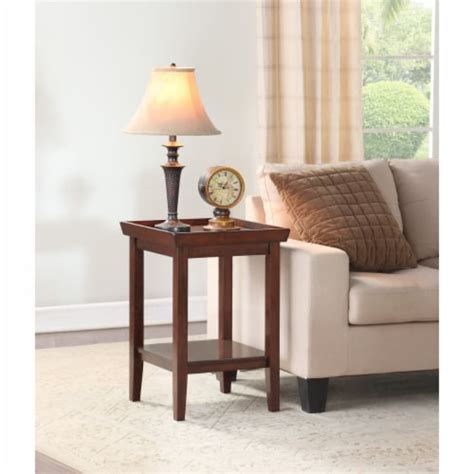 Ledgewood End Table Espresso 18x18x26 Kroger