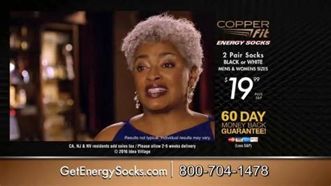 Copper Fit Energy Socks Tv Spot No Pain Or Tingling Ispottv