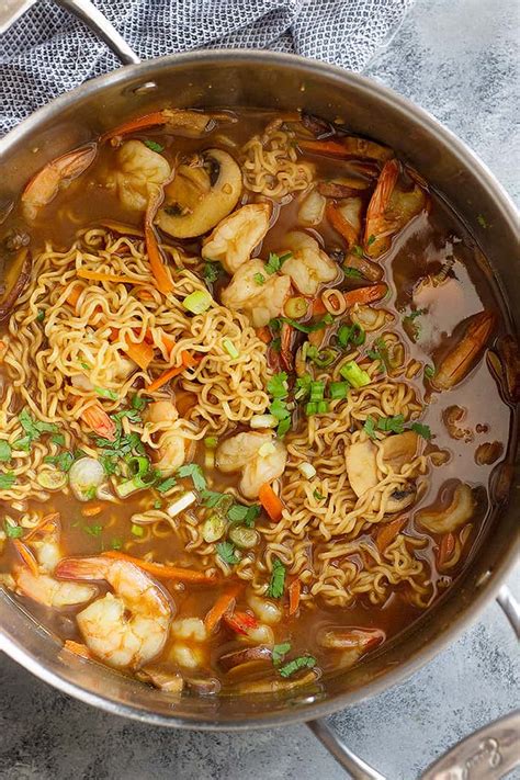 Easy Shrimp Ramen Soup Countryside Cravings