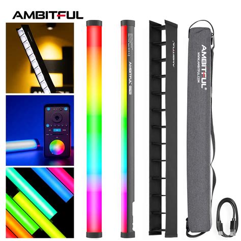 Ambitful Tubo De Luz Rgb A Pro Barra De Luz Led A Todo Color Con Bater