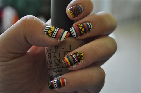 Easy Nail Art Designs Tribal Native American Inspired Nails