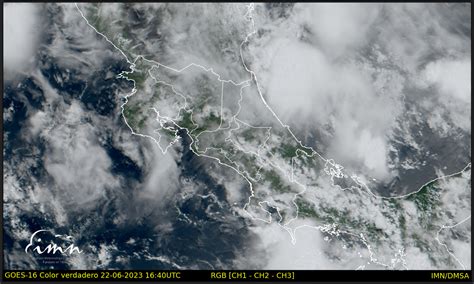 IMN prevé fuertes lluvias y tormentas para esta tarde