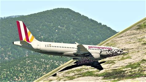 😱a320 How The Accident Happened Germanwings Flight 9525 France Alps [crash Animation] Youtube