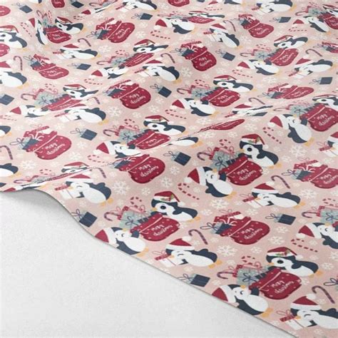 Feutrine Ou Tissu Feutrine Panneau Xmas Penguin Mod Certifi En