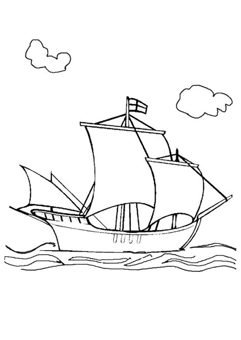 Barco Bateau Coloriage Imprimir Velas Dessin Barcos Navire Coloriages