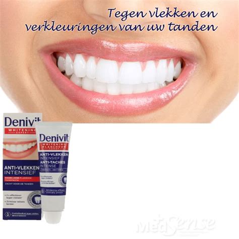 3x 50ml Denivit Tandpasta Anti Vlekken Voor Een Stralende Glimlach