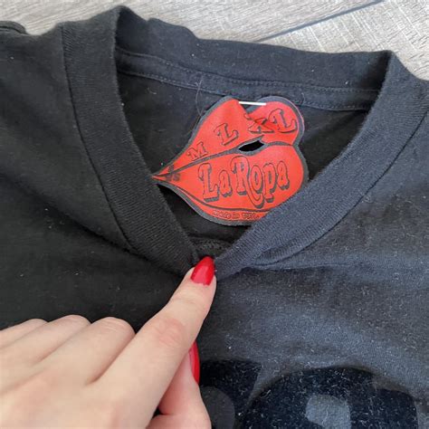 La Ropa Pussy Builds Strong Bones Cropped Black Depop