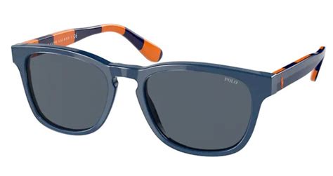 Polo Ralph Lauren Sunglasses Mens Ph4170 5905 87 Shiny Navy Blue 53 18