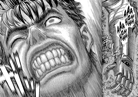 Why are Guts' angry face always drawn in the most artistic way? : r/Berserk