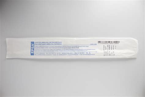 CATETER UMBILICAL DE PLIURETANO 3 5 Y 5 FR MARCA EPSA AlserMedica