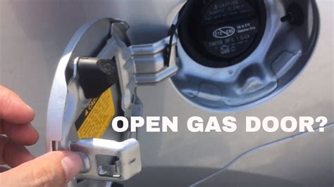 Toyota Camry Emergency Gas Door Release