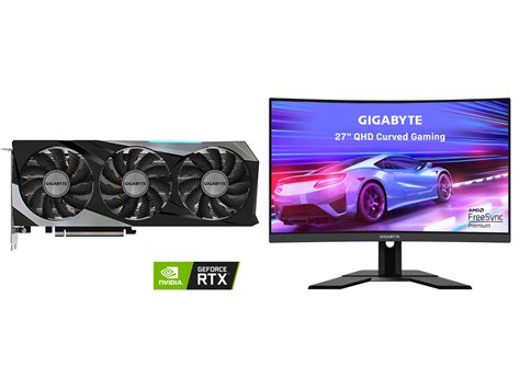 Gigabyte: GeForce RTX 3060 12GB Video Card + 24" G24F 165Hz Monitor