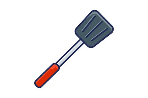 Spatula Barbecue Filled Line Icon Logo Graphic By Graphicrun