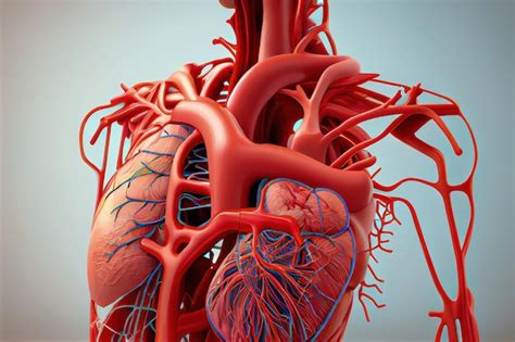 Premium Photo The Human Circulatory System A Detailed Anatomical