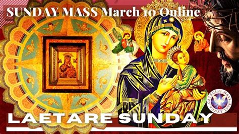 Catholic Church Live Mass Today March 10 Sunday Mass Youtube