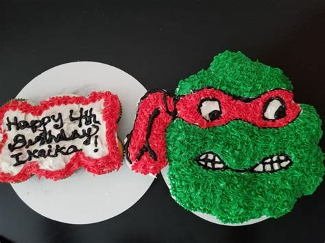 Tmnt Raphael Cupcakes Sugar Cookie Desserts Food