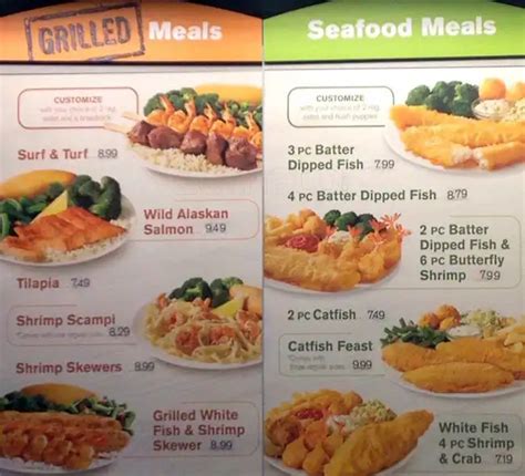 Captain D's Menu Prices