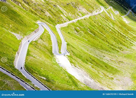 Road at Passo Dello Stelvio, Alto Adige, Italy Stock Image - Image of ...