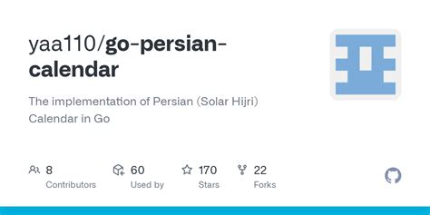 Github Yaa110go Persian Calendar The Implementation Of Persian