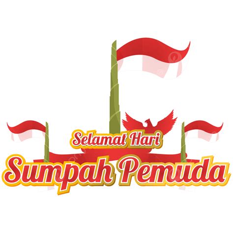 Sumpah Pemuda Vektor Png Mit Bambu Rennen Sumpah Pemuda Oktober Pahlawan Png Und Vektor Zum