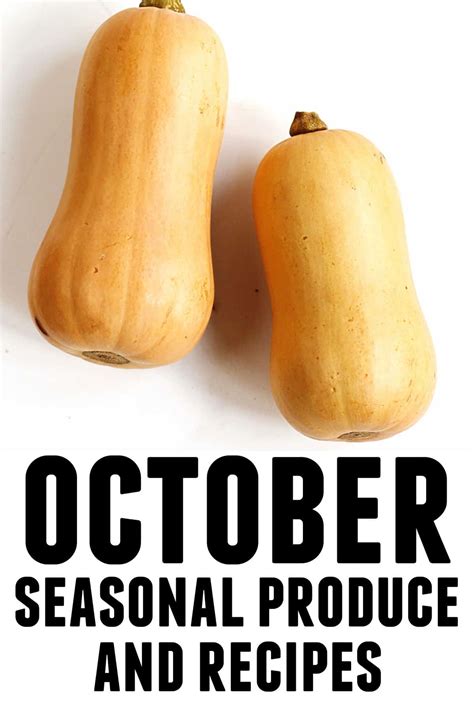 October Seasonal Produce And Recipes Guide Rhubarbarians