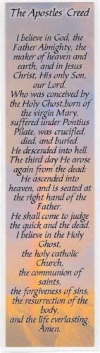 The Apostles Creed Prayer Laminated Cardsbookmarks 6 Ebay