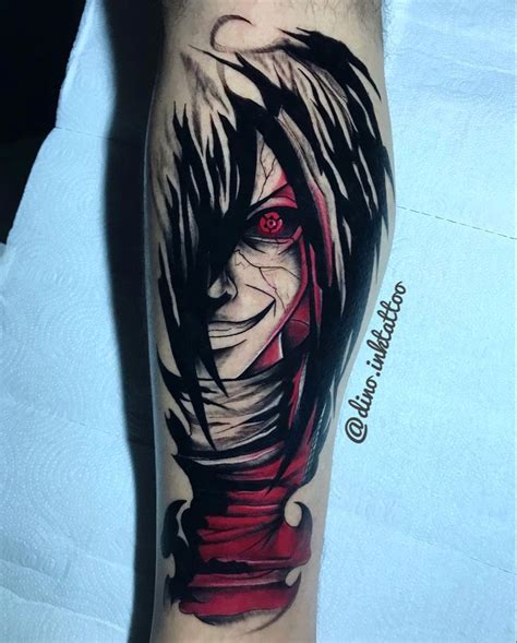 Madara Uchiha Tattoo Tatuagens De Anime Tatuagem Do Naruto Tatuagem