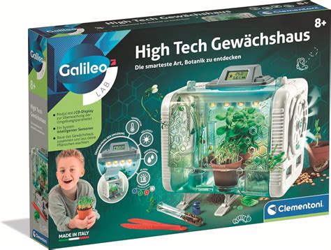 Clementoni Galileo Lab High Tech Gew Chshaus Experimentierkasten