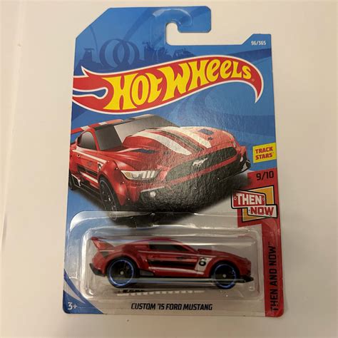 Hot Wheels Custom 15 Ford Mustang THEN AND NOW Red 1 64 Scale Shopee Malaysia