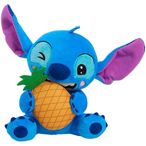 Disney Stitch Small Plush Stitch And Pineapple Stuffed Animal Blue