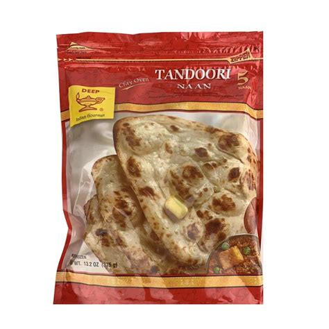 Deep Tandoori Naan 5pc Spice Centre