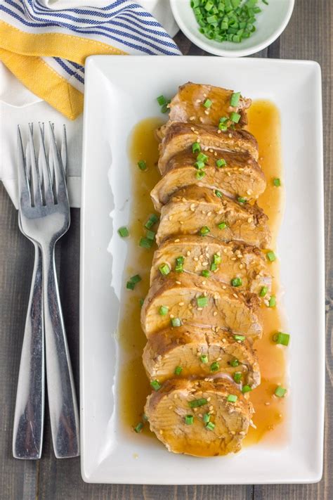 Slow Cooker Teriyaki Pork Tenderloin