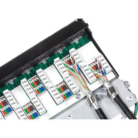 12 Port Cat6A Shielded Wall Mount Patch Panel TRENDnet TC P12C6AS