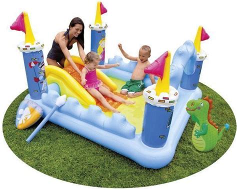 Piscina Playground Inflável Castelo Da Fantasia 178 Litros Intex