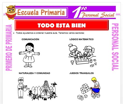 Personal Social Para Primero De Primaria Escuela Primaria