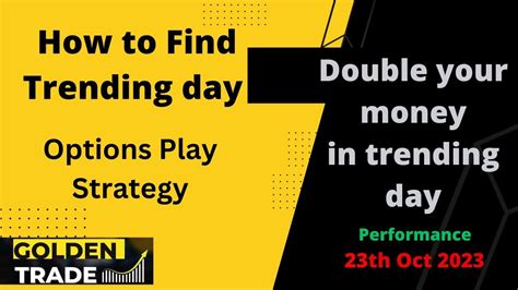 Best Options Buying Strategy 23th Oct 2023 How To Predict