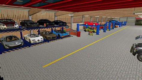 Hangar Farming Simulator Garage F250 Monster Trucks Park