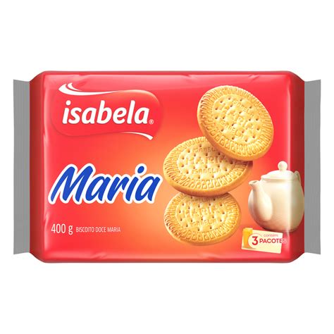 Biscoito Maria Isabela Pacote 400g Gtineanupc 7896022011321