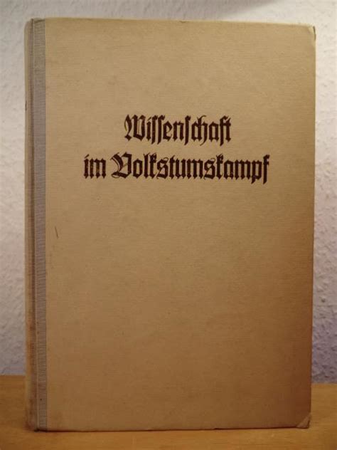 Wissenschaft Im Volkstumskampf Festschrift Erich Gierach Zu Seinem