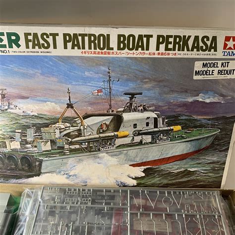 Tamiya Vosper Fast Patrol Boat Perkasa 172 Scale Kit No 7201 1800