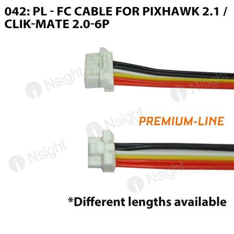 042 Pl Fc Cable For Pixhawk 21 Clik Mate 20 6p Insightfpv