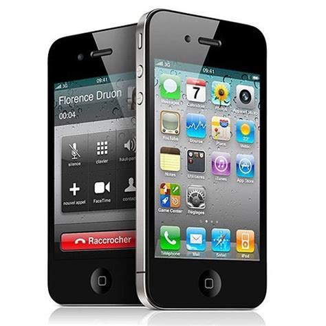 APPLE Iphone 4 8Go Noir Reconditionné Très bon état Achat