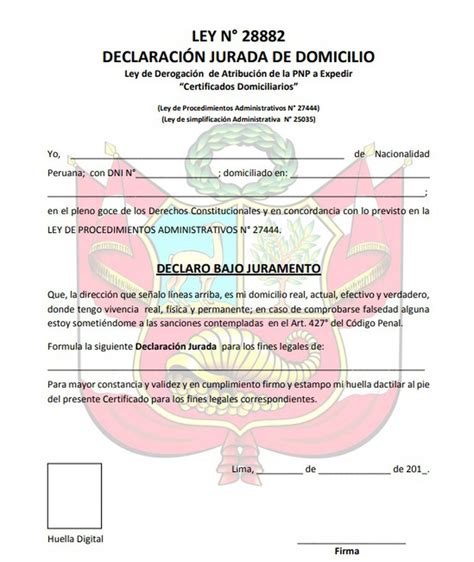 Management Empleo Cómo escribir una declaración jurada de domicilio