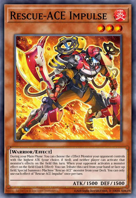 Rescue Ace Impulse Yu Gi Oh Card Database Ygoprodeck