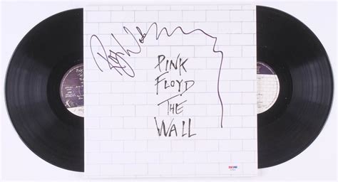 Roger Waters Signed Pink Floyd The Wall Vinyl Record Album Psa Coa