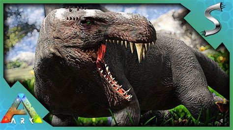 Alpha Trex Attacks The Base And Gorgonopsid Taming Ark Jurassic Park E10 Youtube