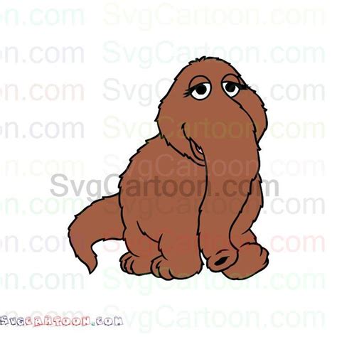 Mr Snuffleupagus Sesame Street Svg Dxf Eps Pdf Png Sesame Street Old