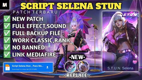 Script Skin Selena Stun No Password Full Effect Voice Patch