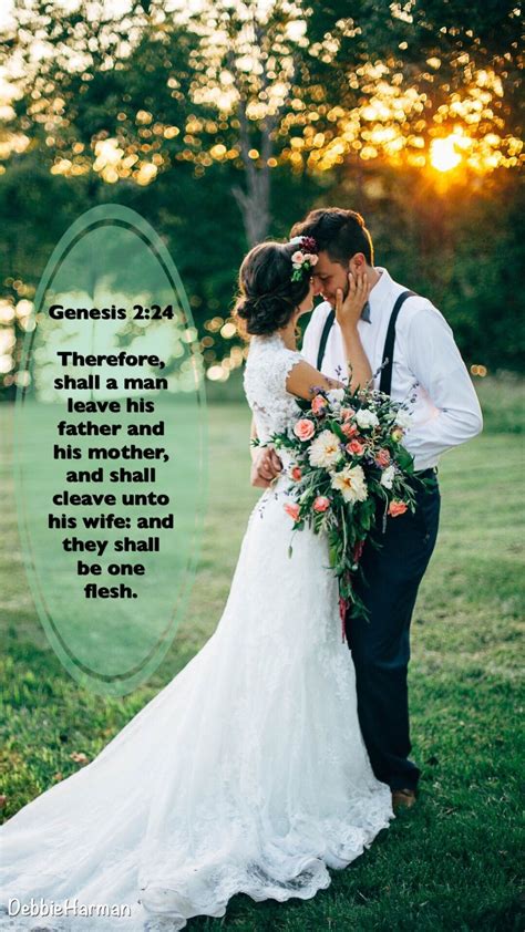 Genesis Kjv Therefore Shall A Man Leave His Father And His