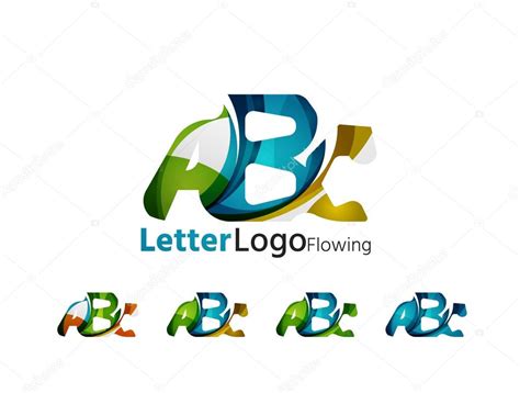 Abc company logo set. Vector illustration. Stock Vector Image by ...